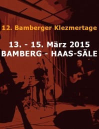 Festivaleinladung zu den 13. Klezmertagen nach Bamberg!